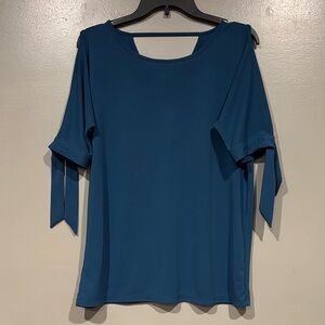 Ann Taylor Factory Teal Blouse